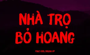 Font iCiel Brush Up – Font Chữ Nét Cọ Việt Hóa Miễn Phí
