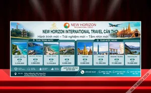 Pano Du Lịch New Horizon Travel Can Tho - Background CDR Đa Dụng