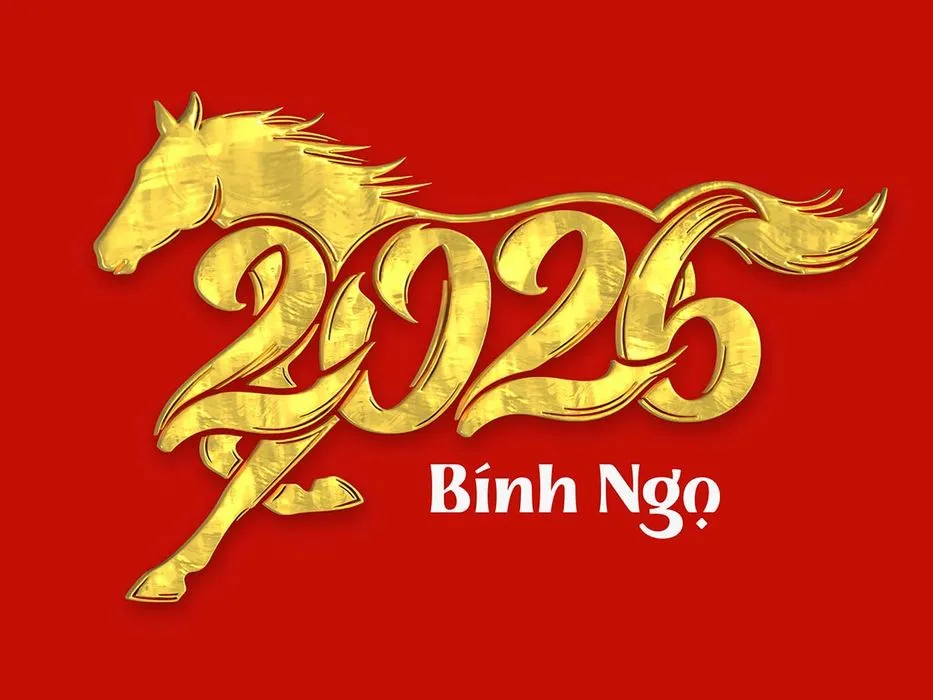 Banner Tết 2026 Bính Ngọ - Vector AI & EPS Có Thể Chỉnh Sửa