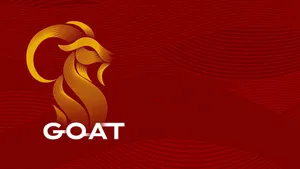 Logo Dê Vàng Hiện Đại - Tệp Vector EPS Chất Lượng Cao
