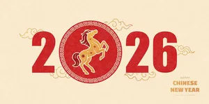 Background Tết 2026 Năm Con Ngựa Màu Vàng Đỏ – File JPG