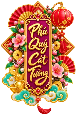 File PNG - Liễn Lộc Xuân Như Ý lồng đèn hoa mai thỏi vàng