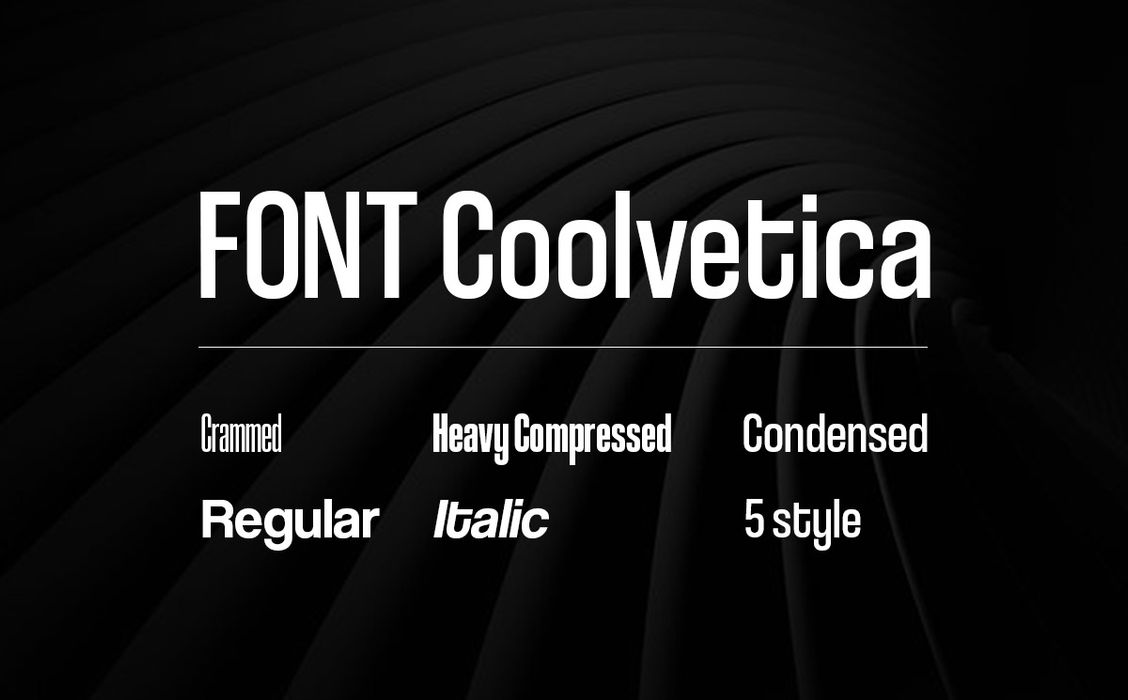 5 Style Font Chữ Coolvetica Tiếng Việt Không Chân