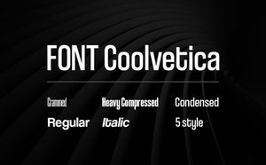 5 Style Font Chữ Coolvetica Tiếng Việt Không Chân