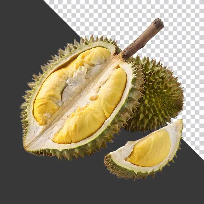 Miếng Sầu Riêng PNG Chất Lượng Cao - Thiết Kế Đồ Họa Độc Đáo