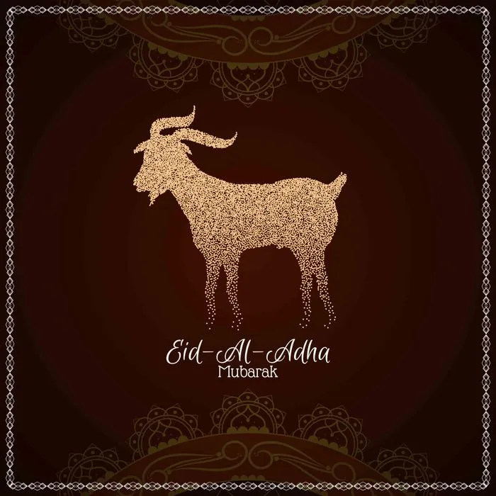 Hình Minh Họa Con Dê Chấm Bi cho Lễ Eid al-Adha