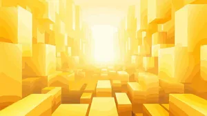 File EPS thành phố vàng ánh sáng 3D trừu tượng
