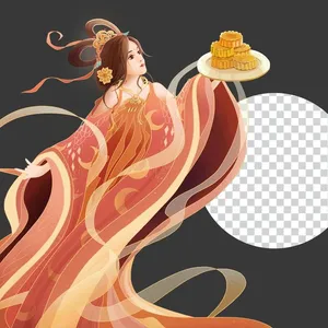 Hình ảnh chi Hằng dịp trung thu file PNG - Mẫu 23HH