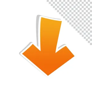 Mũi tên chỉ xuống dưới File PNG