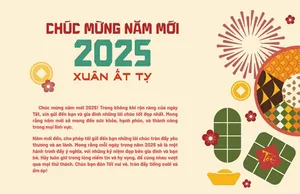 Thiệp chúc mừng năm mới 2025 Xuân Ất Tỵ File EPS