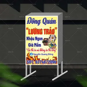 Biển hộp biển vẫy quán nhậu Đồng Quán Lưỡng Trào file Corel