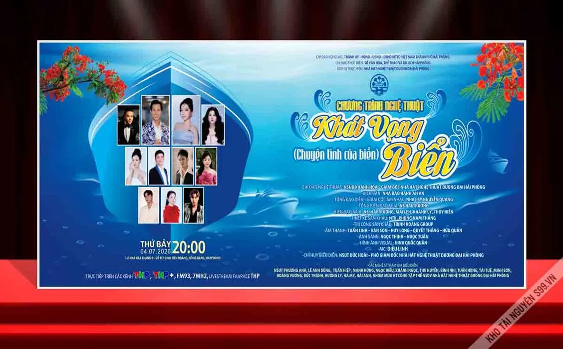 File Corel - Chương Trình Nghệ Thuật Khát Vọng Biển Chuyện Tình Của Biển