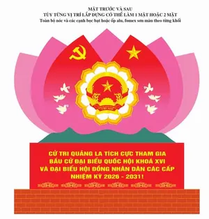 Mẫu Trang Trí Bầu Cử CDR – Thiết Kế Đồ Họa Chuyên Nghiệp