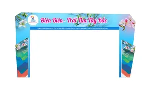 Thiết kế cổng chào Điện Biên – Trái Tim Tây Bắc File Corel