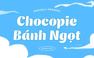 Phông chữ miễn phí SVN Genica Pro - Mũm mĩm đáng yêu