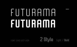 Font chữ cứng hiện đại cho lĩnh vực thể thao Việt hóa TH Futurama