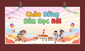 Background phông nền khai giảng chào mừng năm học mới file corel