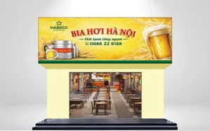 Quảng Cáo Bia Hơi Hà Nội – Background Độc Đáo cho Thiết Kế Đồ Họa