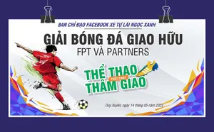 Backdrop Giải Bóng Đá Giao Hữu FPT Và Partners – File Corel Thiết Kế Sự Kiện Thể Thao