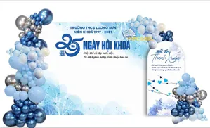Backdrop Ngày Hội Khoá Lương Sơn 25 Năm - Thiết Kế CDR Đẹp Mắt