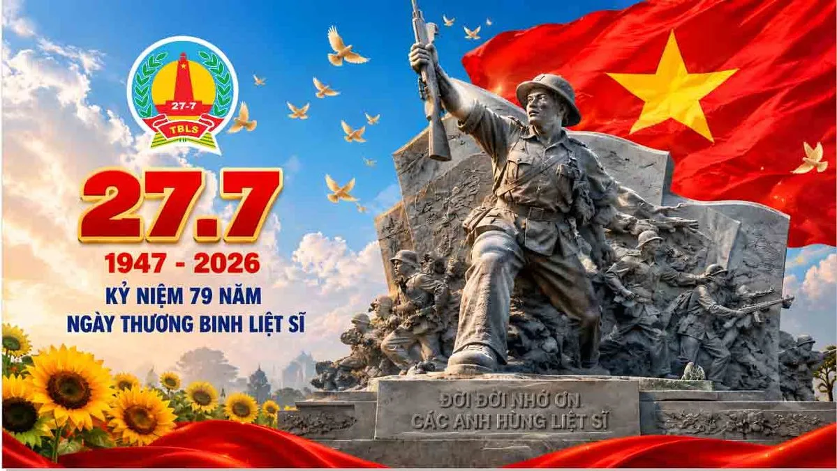 Background Kỷ Niệm 79 Năm Ngày Thương Binh Liệt Sĩ (27/7)