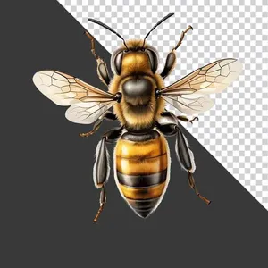 Hình Ảnh Con Ong PNG Chất Lượng Cao - Thiết Kế Đồ Họa Đa Dụng