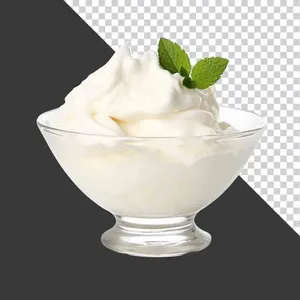 File PNG - Kem vani trắng mịn ngọt ngào hấp dẫn