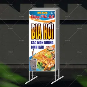 Mẫu biển hộp cho quán nhậu bia hơi - file corel