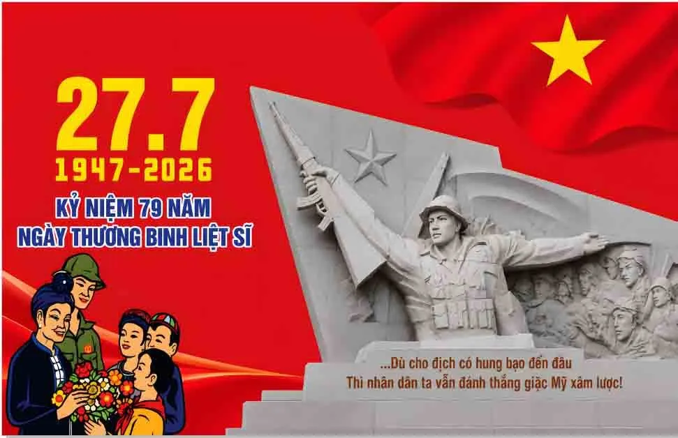 Banner Kỷ Niệm 79 Năm Ngày Thương Binh Liệt Sĩ - File CDR Thiết Kế Chuyên Nghiệp