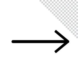 Mũi tên mầu đen sang phải File PNG