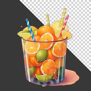 Trà Tắc Giải Khát, Hình Ảnh PNG Chất Lượng Cao cho Thiết Kế Đồ Họa