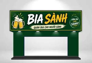 Biển Bảng Quán Bia Sành Điệu – Thiết Kế Độc Đáo Chuẩn SEO