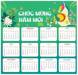 Lịch  chúc mừng năm mới, Ngựa trừu tượng nhiều màu hiện đại – File Ai 