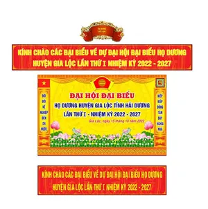 Phông nền đại hội, đại biểu dòng họ, thiết kế trang trọng File Corel