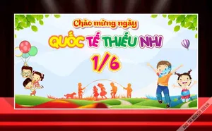 Backdrop Chào Mừng Ngày Quốc Tế Thiếu Nhi 1/6 – File PSD Đa Lớp