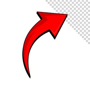 Mũi tên cách điệu chỉ phải File PNG