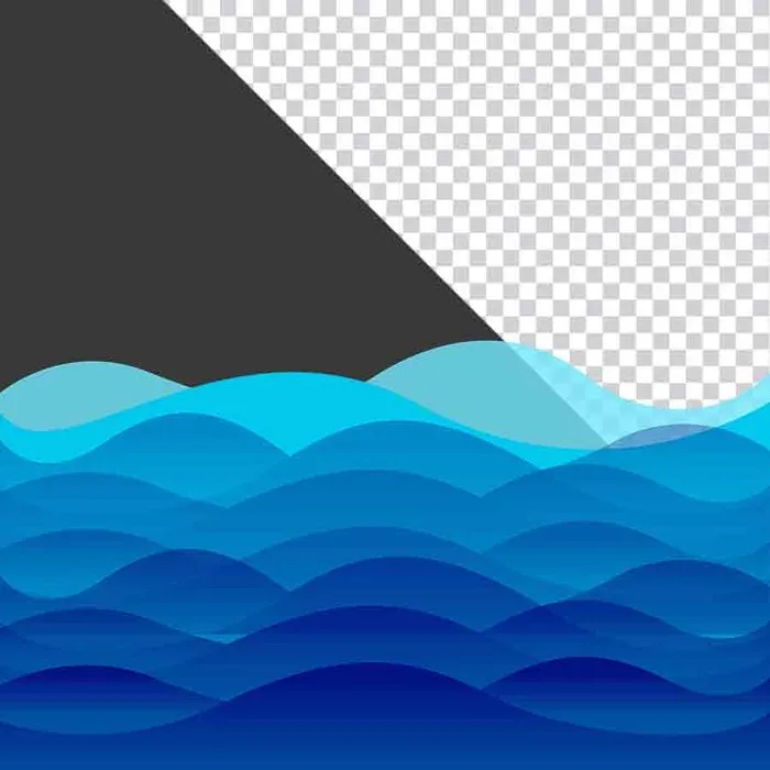 Hình ảnh sóng biển trừu tượng PNG - Tải xuống miễn phí