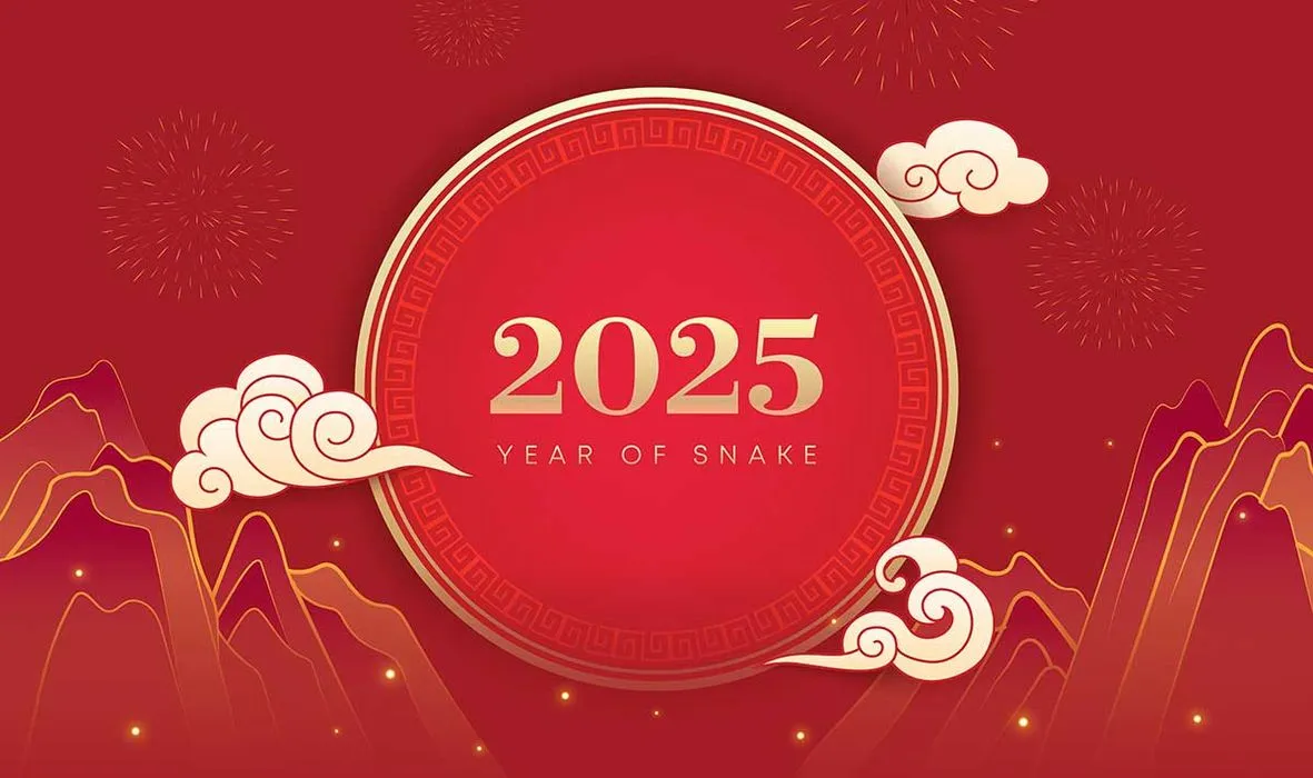 2025 Năm con rắn Tết cổ truyền – File Ai
