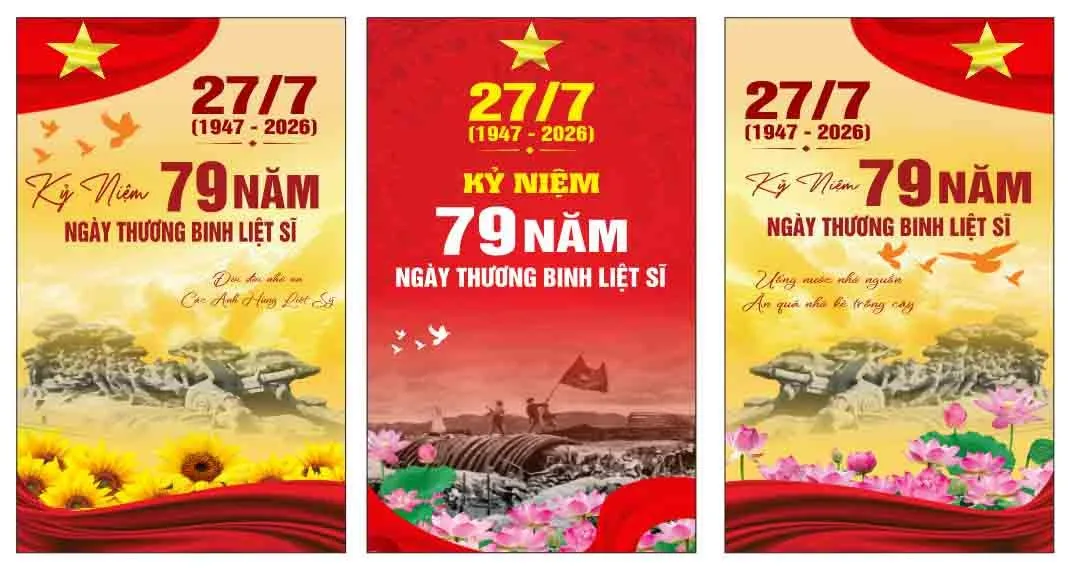 Background  Kỷ Niệm 79 Năm Ngày Thương Binh Liệt Sĩ 27/7