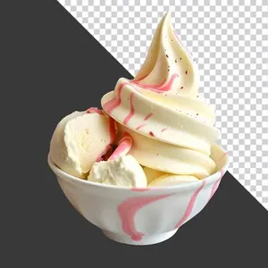 Bát Kem PNG Chất Lượng Cao - Tách Nền Sẵn Sàng cho Thiết Kế Đồ Họa
