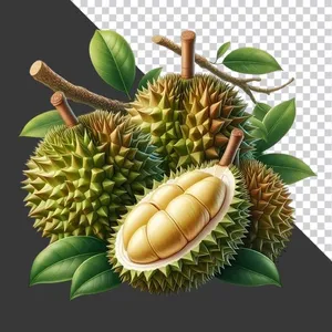 Sầu Riêng Tươi PNG Chất Lượng Cao