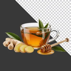 Ly Mật Ong Gừng Trà - Hình Ảnh PNG Chất Lượng Cao