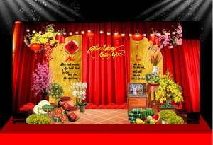 File corel - Happy New Year 2026 – Ngựa hoạt hình – Background Tết 2026