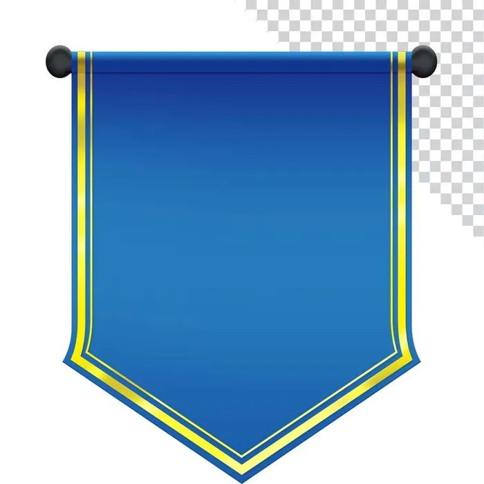 Hình  cờ  lưu niệm mầu xanh File PNG