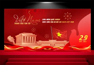File Corel phông nền chào mừng Quốc khánh 29 Việt Nam trong trái tim tôi