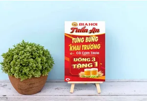 Banner Quảng Cáo Bia Hơi - File CDR