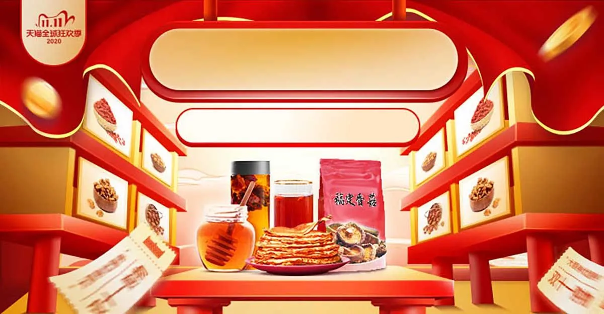 Đồ ăn thức uống ngày lễ Tết File PSD