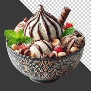 Bát Kem thập cẩm PNG Chất Lượng Cao – Thiết Kế Đồ Họa Đa Dụng