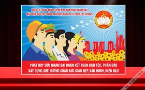 Pano chào mừng kỷ niệm 95 năm ngày thành lập mặt trận File Corel 