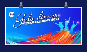Phông nền, background Gara Diner, team buiding 2025 File Corel